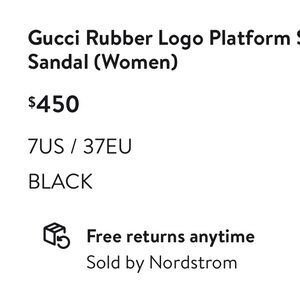 Gucci sandals, used like new